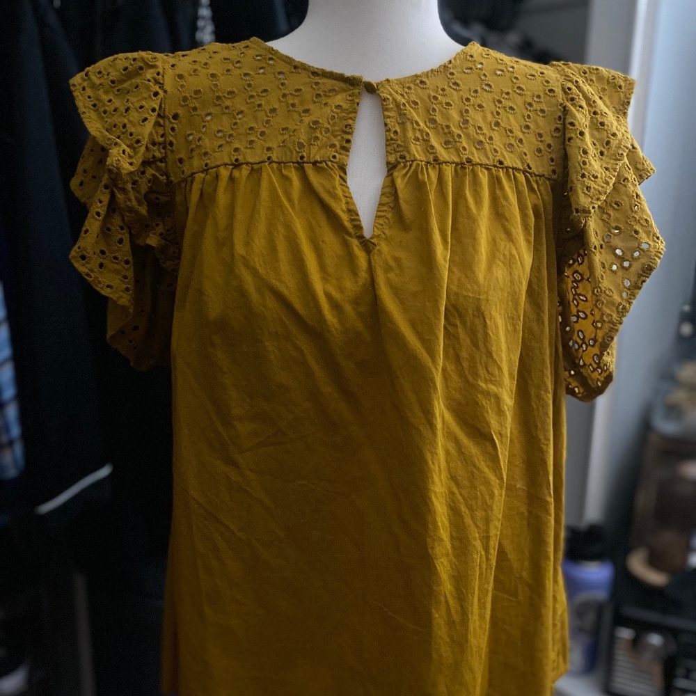Yellow Blouse Size Small